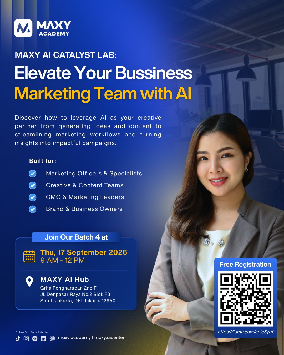 MAXY AI Catalyst Lab: Elevate Your Business Marketing Team with AI